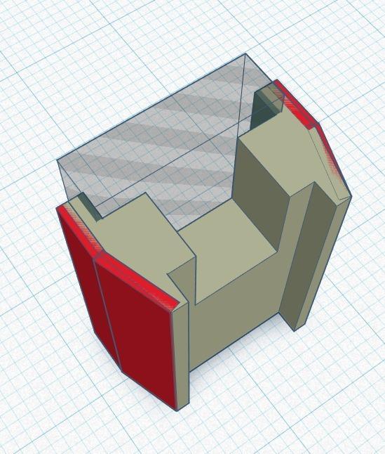 Turnigy 380mg servo holder for rcexplorer tricopter tilt