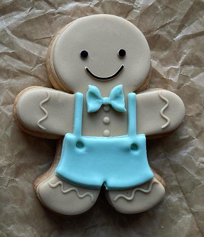 Gingerbread Boy - Cookie Cutter with stamp and embosser