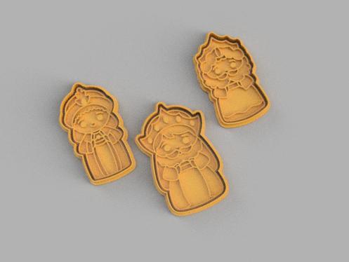 Three Magi cookie cutter