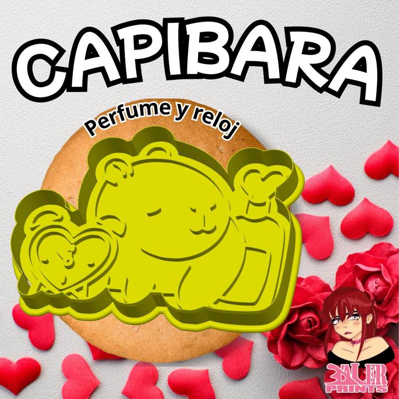 Capibara Valentine's Day watch and perfume