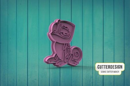Camaleon Pascal Chameleon Rapunzel Rapunzel Cookie Cutter M2