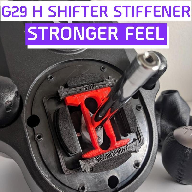H Shifter Stiffener G29/G920 - Stronger Feel mod for Logitech G29/G920 - Improved feel!