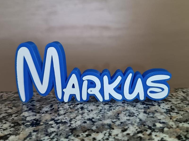 Markus Disney Name Sign Decorated Room child Birth