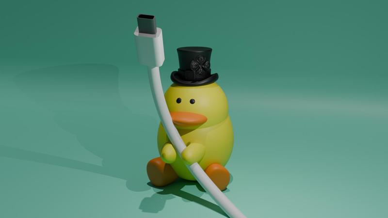 Cable support - Duck