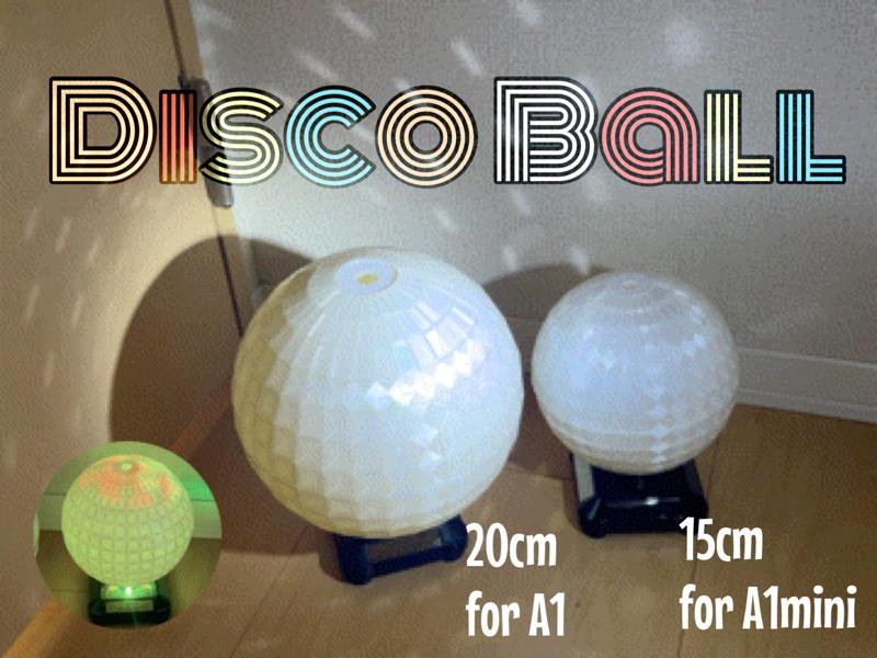 Disco Ball (Mirror Ball) 20cm (for A1) 15cm (for A1 mini)