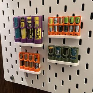 SKADIS AA AAA 18650 CR123 Pack Pegboard Holder