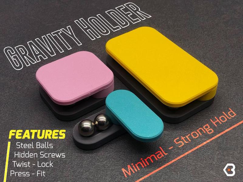 Gravity Holder: Minimal Design, Maximum Hold