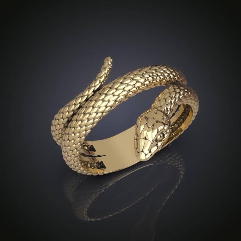 A SNAKE SHAPED RING