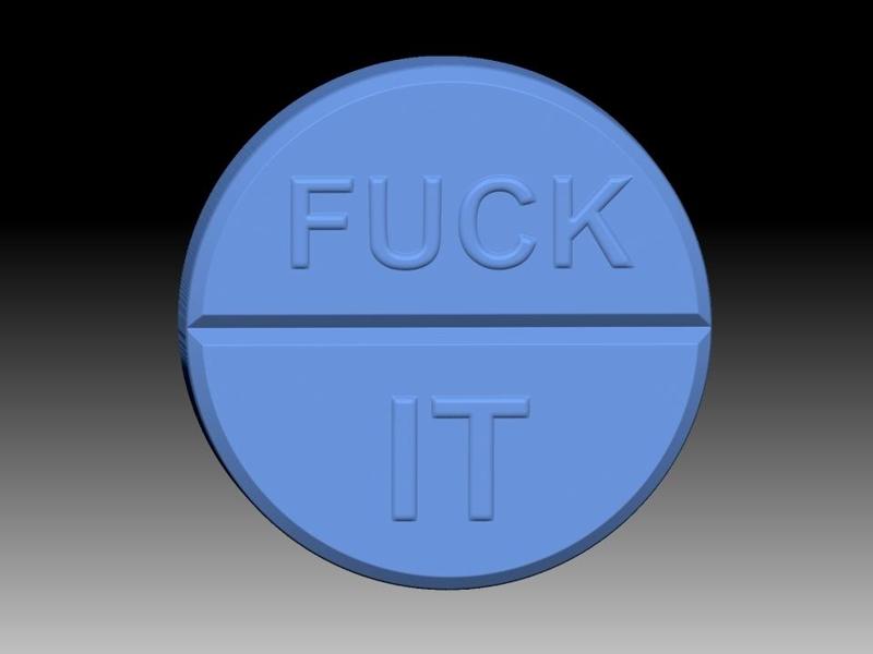 FUCK IT PILL SOLID SHAMPOO AND MOLD FOR SOAP PUMP