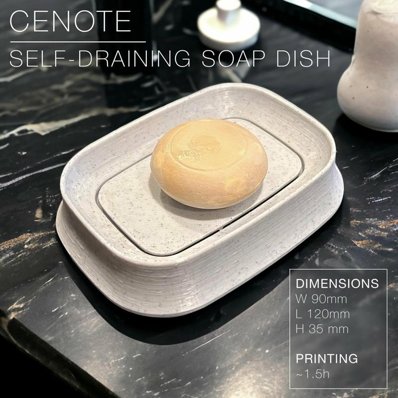 CENOTE  |  Self-draining Soap Dish