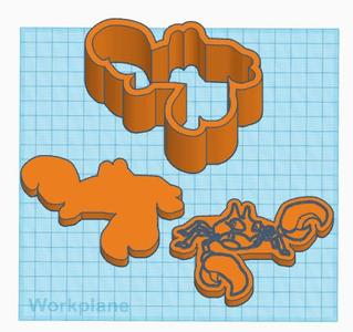 Pokemon: Krabby 3 Piece Bath Bomb Mold