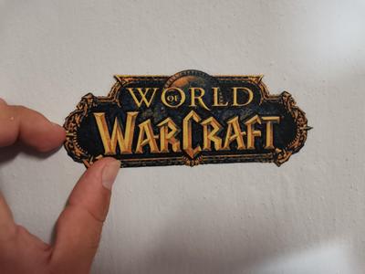 World of Warcraft logo wall art
