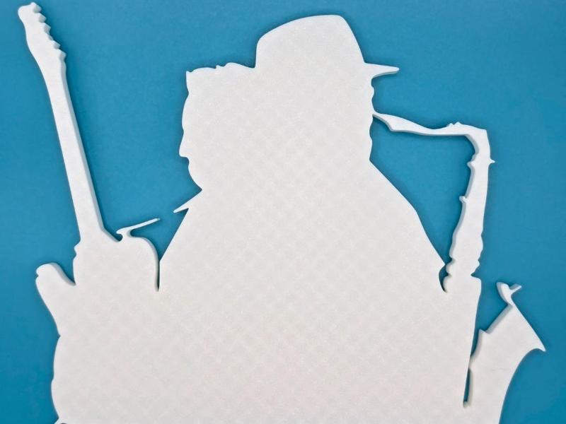 Bruce Springsteen & Clarence Clemons 3D Wall Art