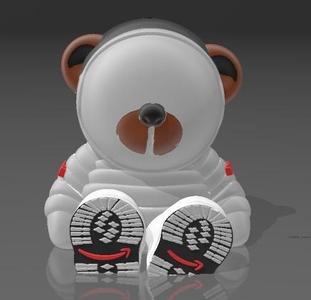Suporte Alexa Echo Dot 4a e 5a Astronauta Teddy Bear
