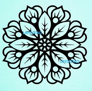 flower mandala mural home decor wall art home decor wall art