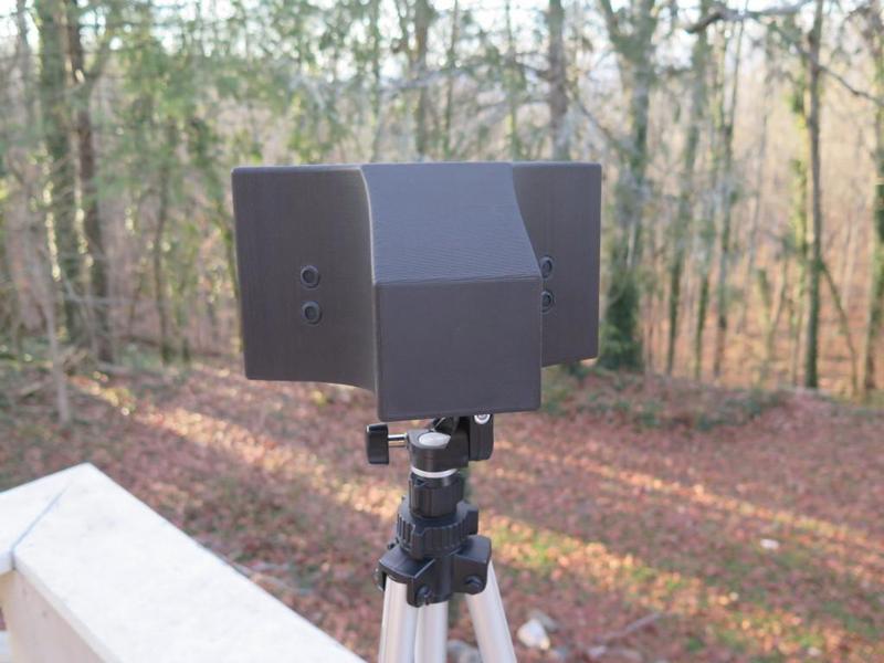 Stereo Binaural Microphone Enclosure