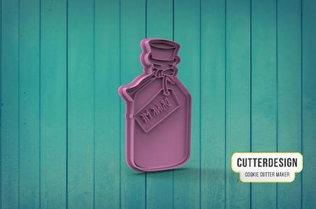 Drink Me Bottle Cookie Cutter M2