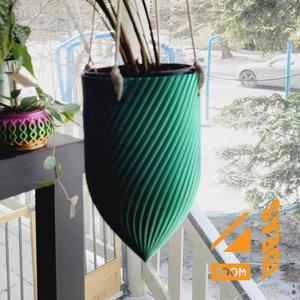 Bullet Planter Pot 3 - hanging planter + stands
