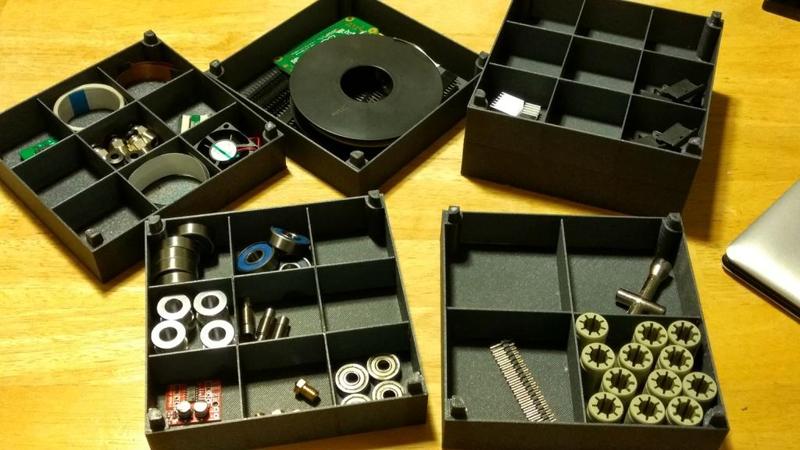 Stapelbares Kleinteilsortiment - ohne Nacharbeit