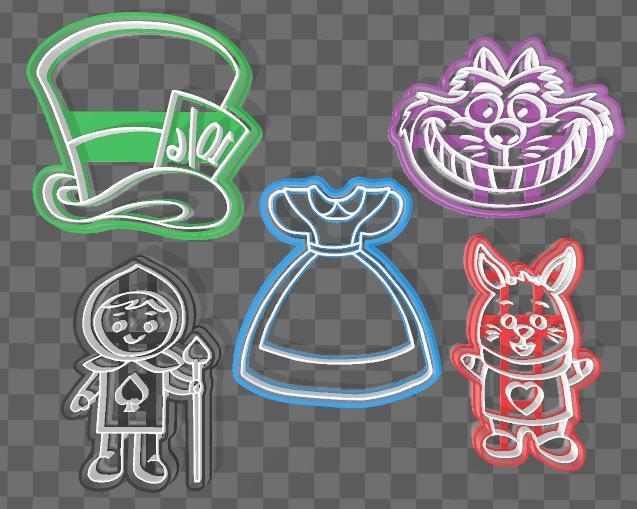 Alice in Wonderland, cookie cutter