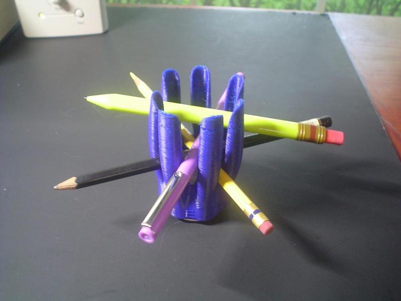 Flexible pencil holder