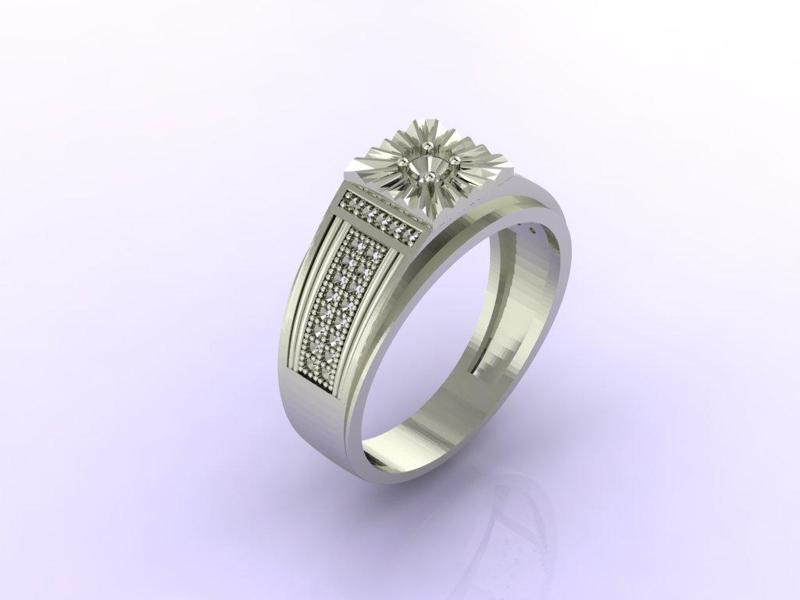 Gents Ring - Mens Ring STL READY FILES  Jewelry Rings For Men