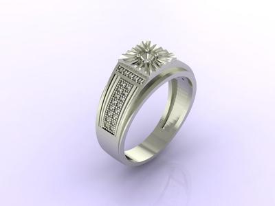 Gents Ring - Mens Ring STL READY FILES  Jewelry Rings For Men