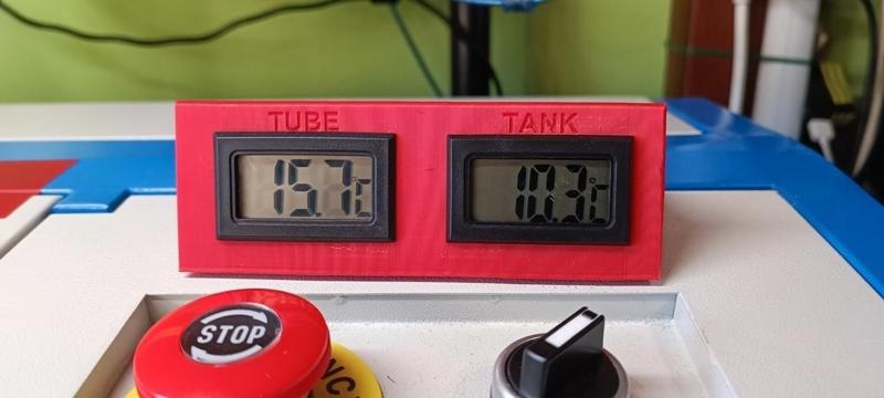 K40 dual thermometer holder with magnets