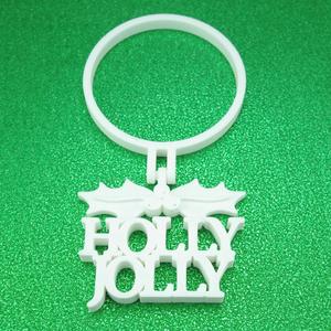 Holly Jolly Berries - Christmas Winter Holiday Alcohol & Wine Bottle Gift Tag