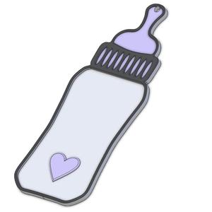 Baby Bottle Keychain