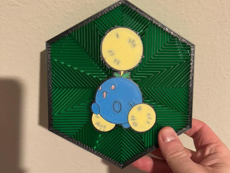#189 Jumpluff Hex Wall Art