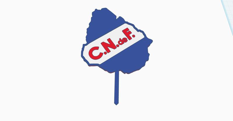 National Uruguay cake topper