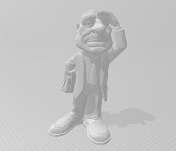 Statuette of Jacques CHIRAC - Les Guignols de l'info