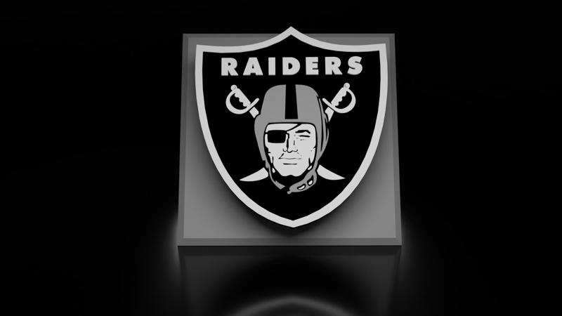NFL Las Vegas (Oakland) Raiders Floating Logo Sign