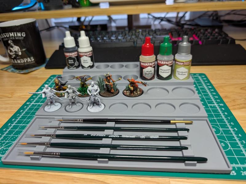 Miniature Painting Station - Army Painter Paints
