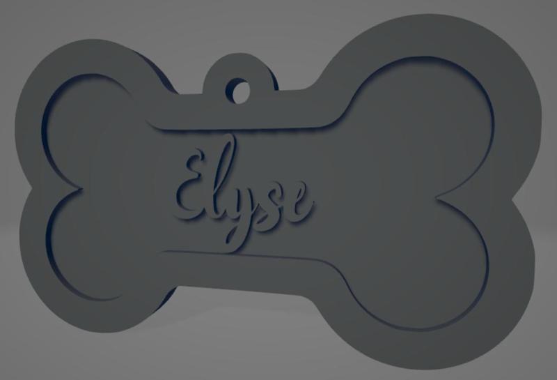 Bicolor Dog Collar "Elyse" - Collar bicolor para perro "Elyse"