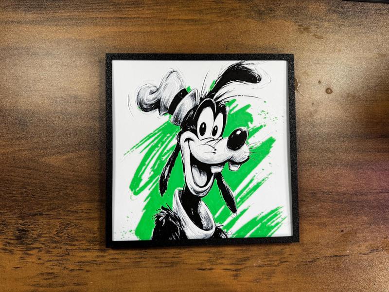 Goofy From Disney - Hueforge Wall Art
