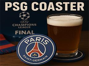 PSG Coaster - Paris Saint-Germain Drink Coaster