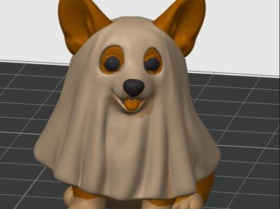 Halloween Corgi 3D Print Model