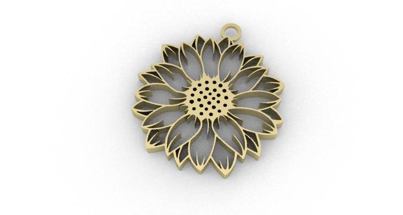 sunflower EARRING / PENDANTS