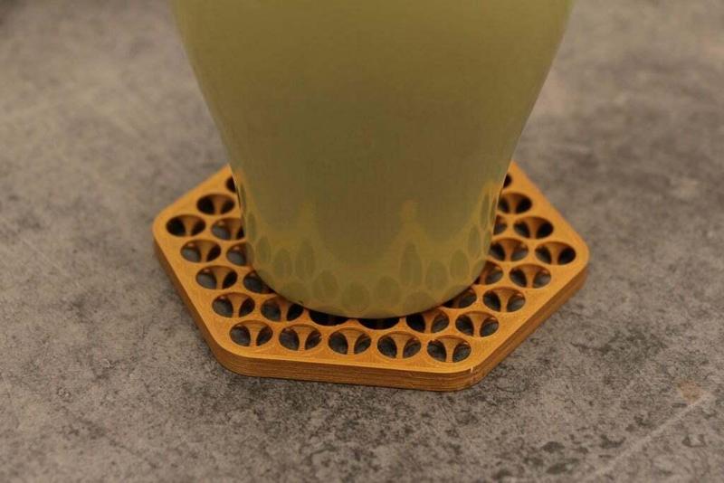 Cheese grater coaster