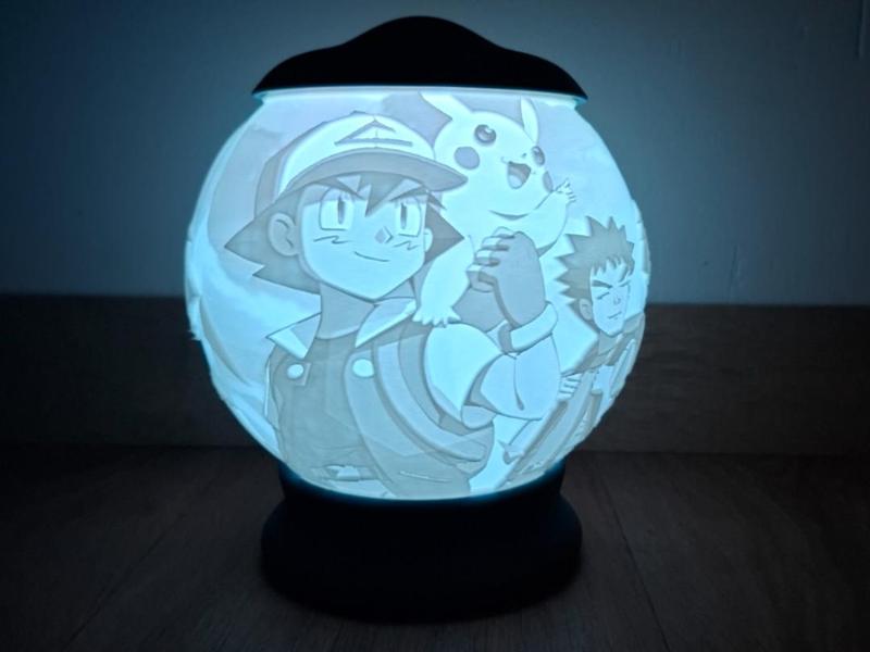 Lithophanie - pokémon 02