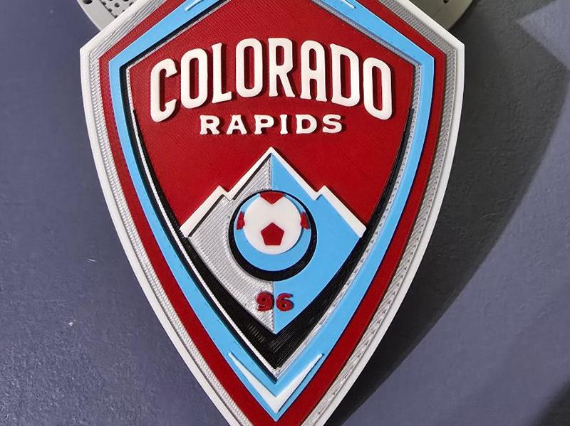 MLS COLORADO RAPIDS 3D Logo v2 180MM series