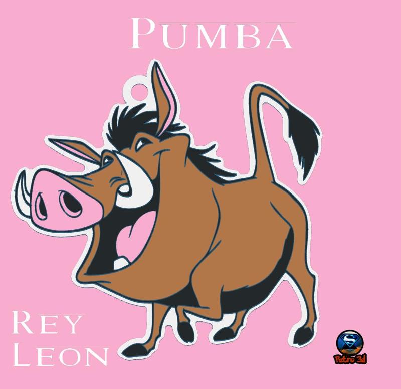 Lion King Pumba Keychain