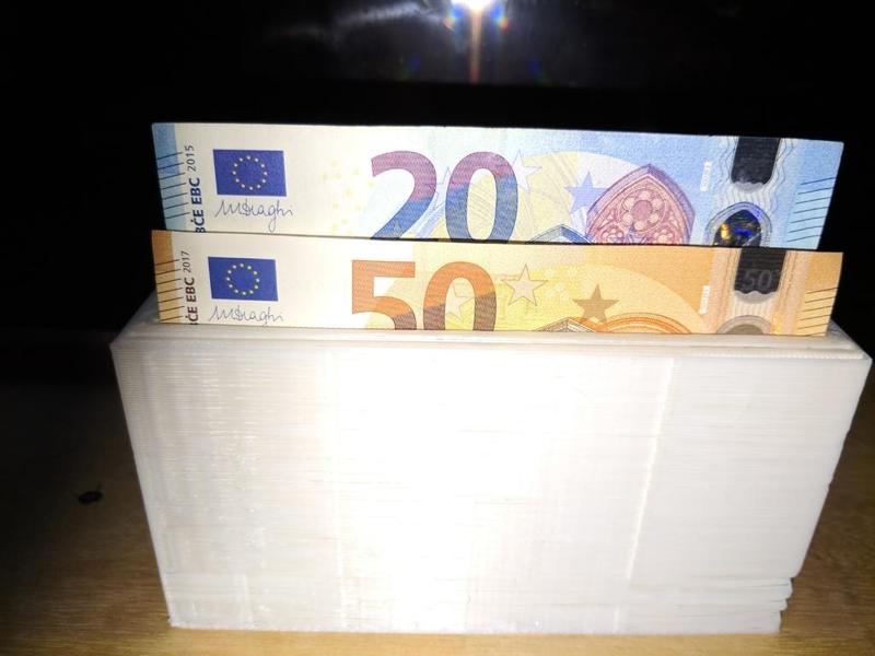 Euro Banknote holder