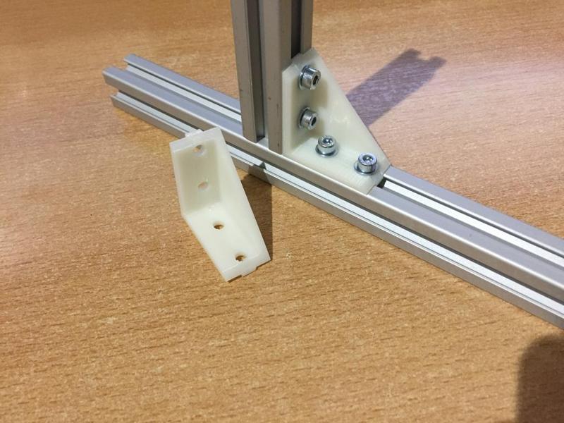 Eckverbinder für Alu-Profil 20 x 20 Nut 6.