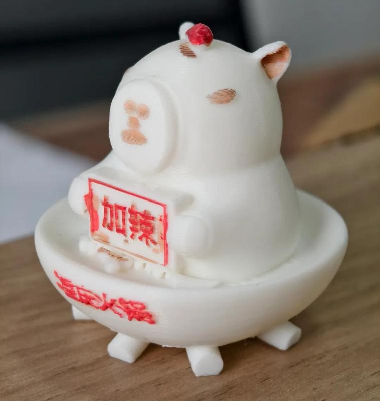 Capybara, Chongqing hot pot pig, life should be as calm as a capybara,