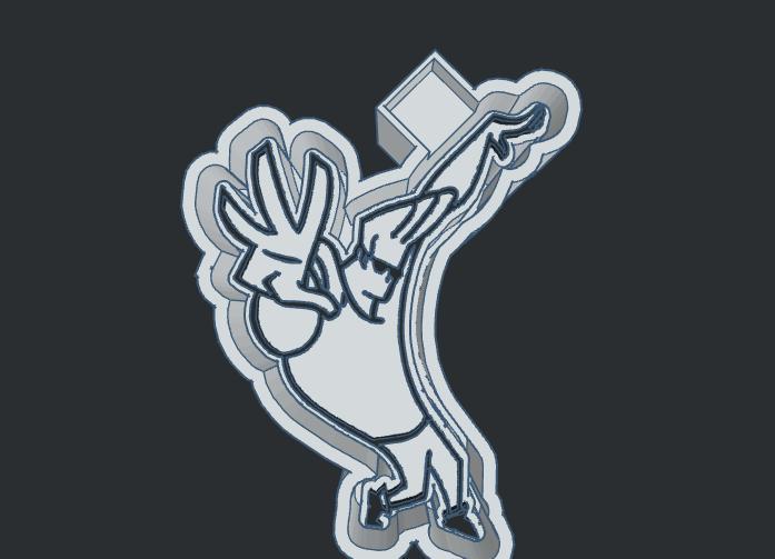 Johnny Bravo- Freshie Mold Housing