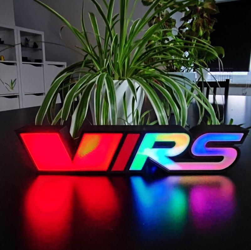 VRS Skoda LED illuminated sign
