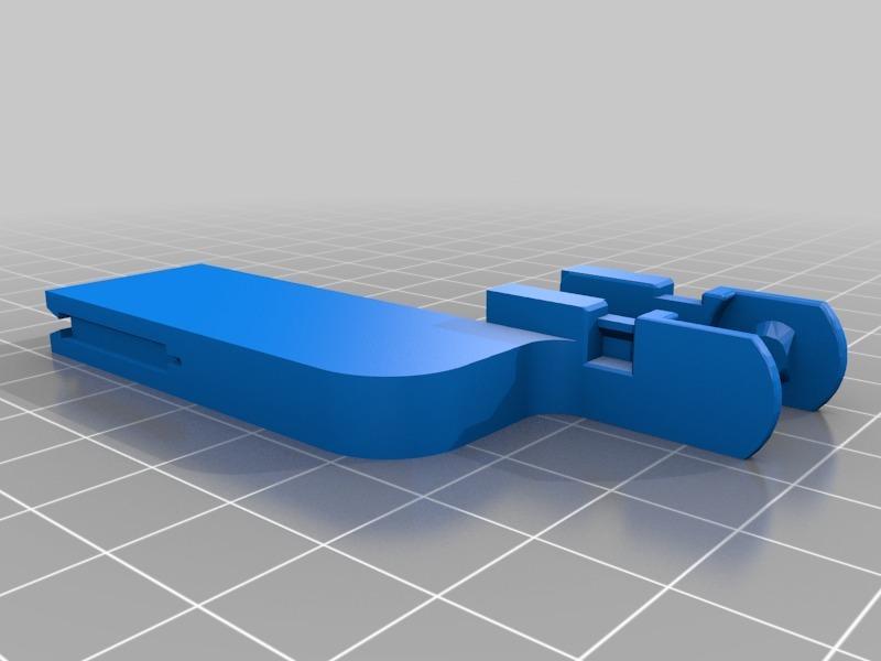 Y-axis Cable Chain clip for base plate upgrade